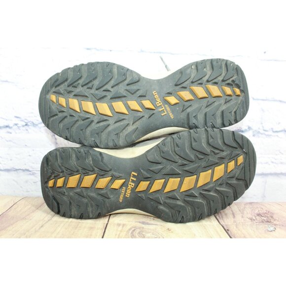 LL Bean Trail Model 4 Hiking Shoes Ventilated Gray Green Size 7 M - Picture 8 of 10